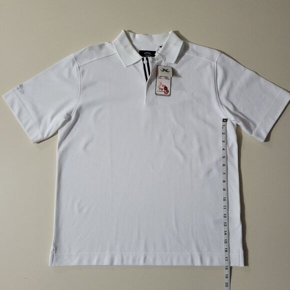 Callaway Men's White C-Tech X-Series Golf Polo - Picture 5 of 14